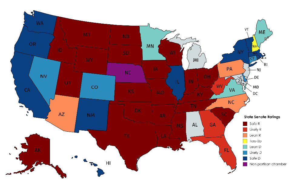 State Legislative Election Ratings Part 3 TossUp Central